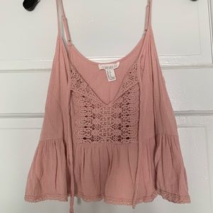 Women’s Small Forever 21 Cami Top Crop - Pink